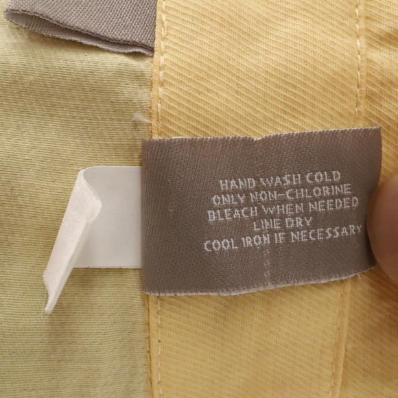 Chicos Jacket 2 Womens Large 12 Yellow Full Zip Ruched Sleeves Crinkle Fabric - Picture 11 of 16